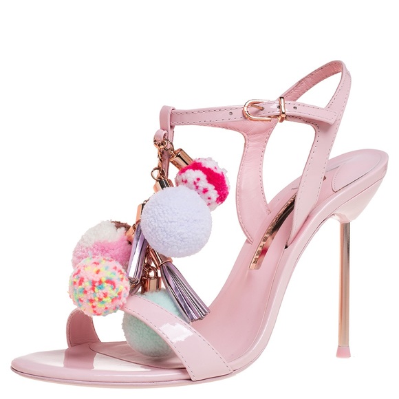 Sophia Webster Layla Pom Pom Sandals - Picture 1 of 7